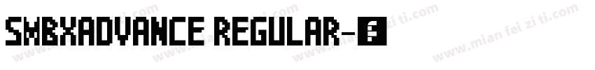 SMBxAdvance Regular字体转换